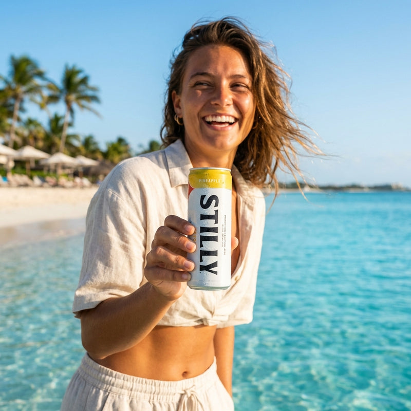 Enjoying Stilly at the beach