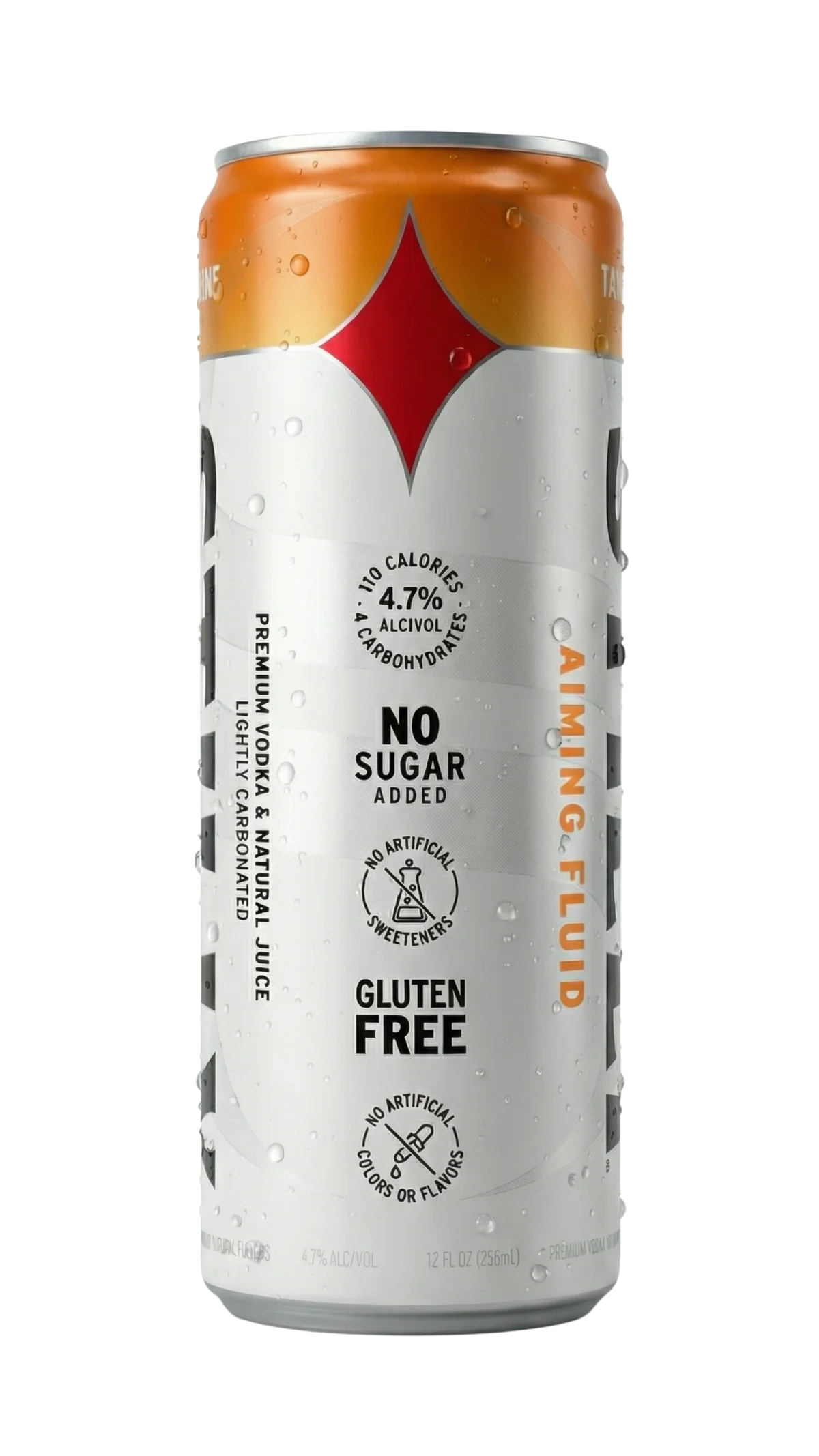 Aiming Fluid - Tangerine Spine View